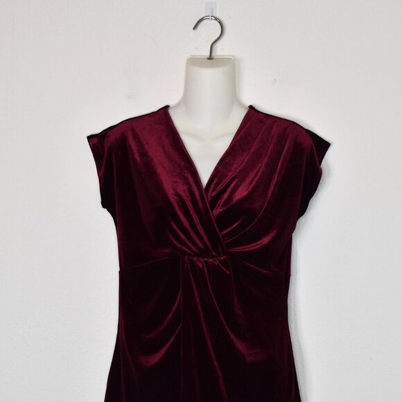 NY & Co Velvet Babydoll Top Sz S Whimsigoth Boho Holiday Cocktail Party NWT - Picture 2 of 13
